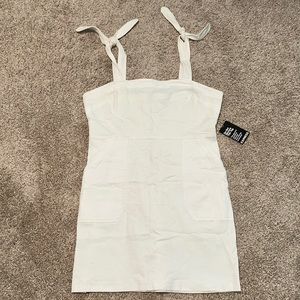 Express White Denim Dress L